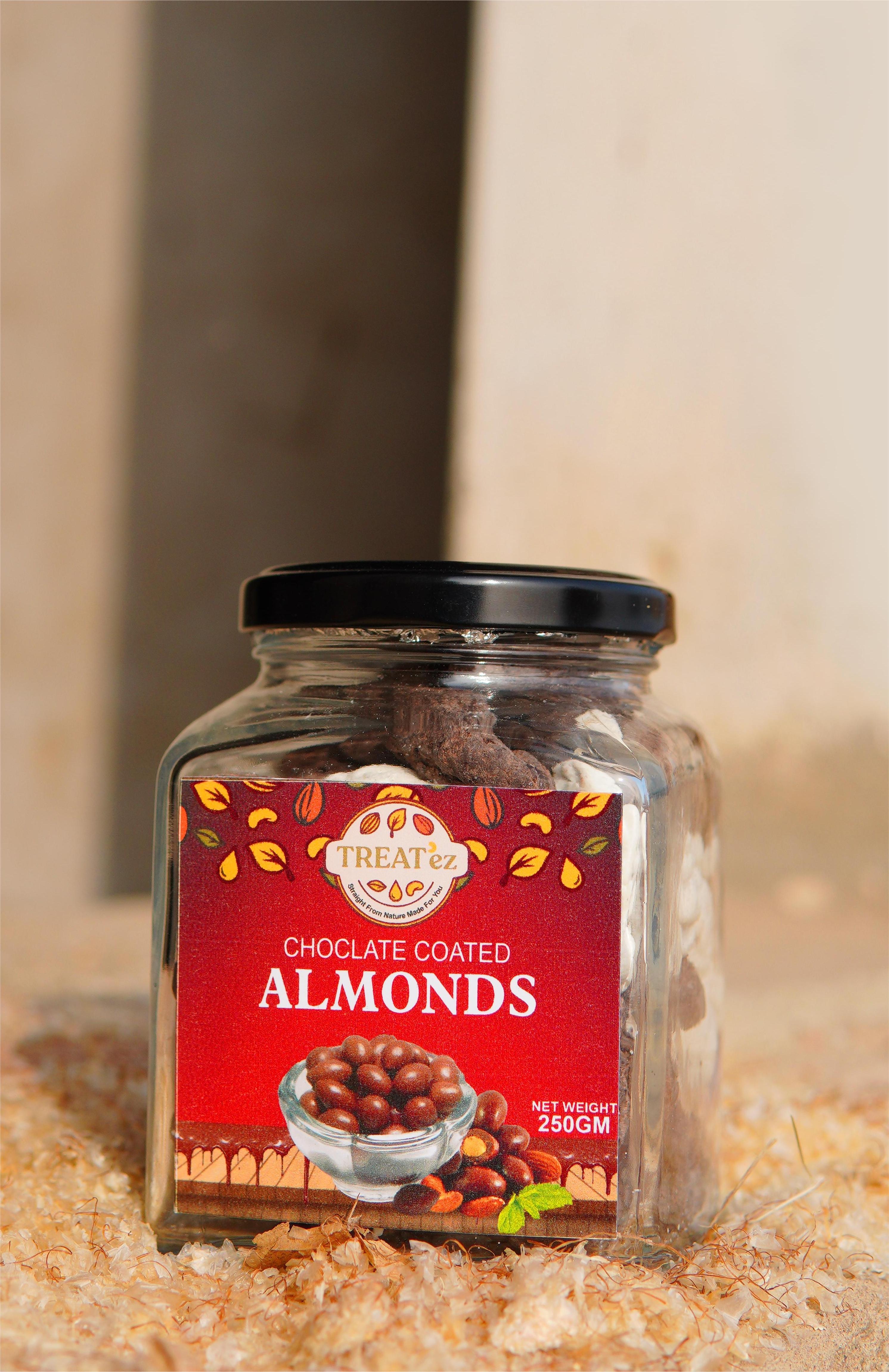 Luxury Mixed Chocolate Coated Almonds 250g | Premium Nuts by TREAT’ez