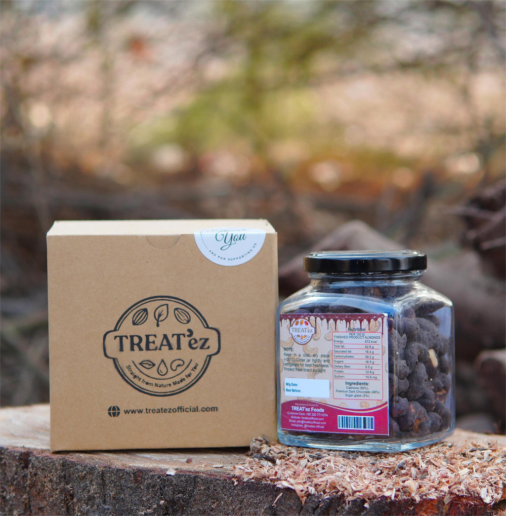 Dark Chocolate Coated Kaju 250g | Premium Cashew Snacks Pakistan