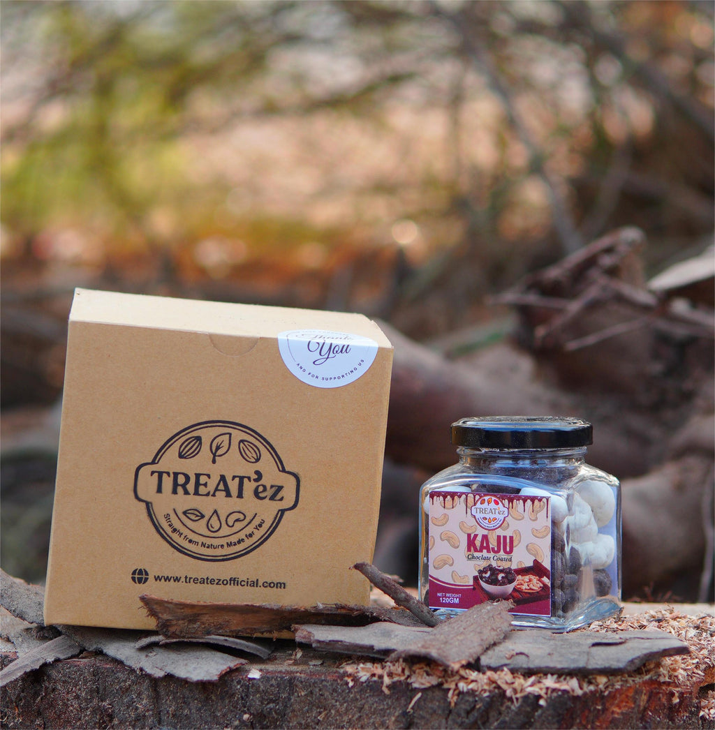 Mixed Chocolate Coated Cashews 120g | Luxury Snack by TREAT’ez